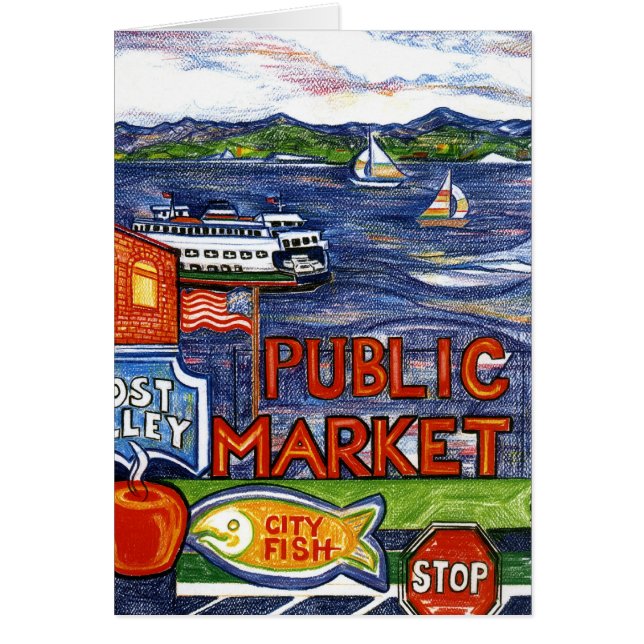 Callejón del poste con el transbordador (Frente)