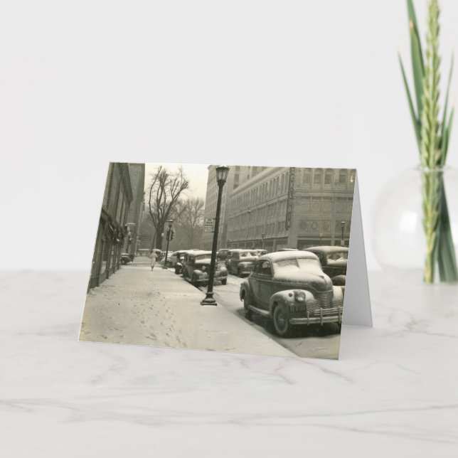 Calles 12 y K, Sacramento, CA, tarjeta 1942 (Anverso)