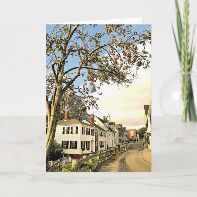 Calles Carver y Leyden Plymouth, MAMÁES - tarjeta (Anverso)