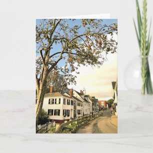 Calles Carver y Leyden Plymouth, MAMÁES - tarjeta