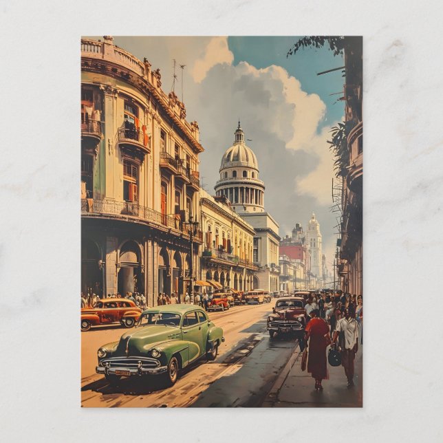 Calles de La Habana: Postales antiguas (Anverso)