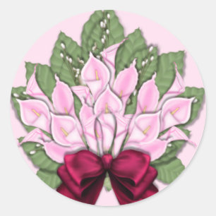Calli Lillies Bodas Pegatinas
