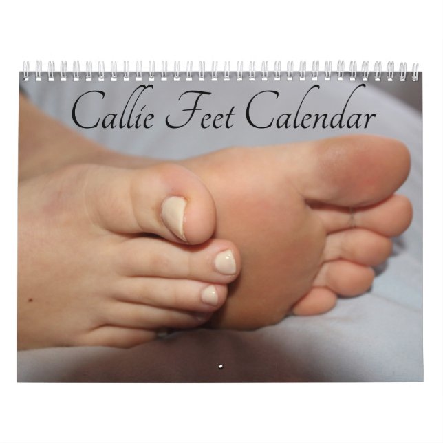 Callie Feet Calendario de 12 meses (Tapa)