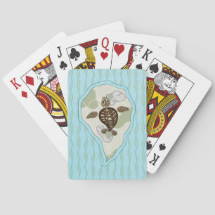 Callie la tortuga marina cartas de juego clásicas