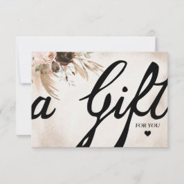 Calligrafía elegante Calabaza floral de otoño