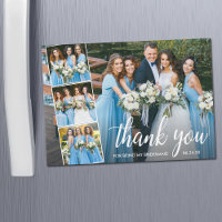 Calligraphy Bridesmaid Gracias Magnet Card