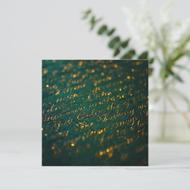 Calligraphy of the Unknown (Anverso de pie)