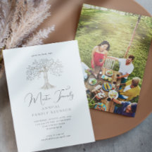 Calliología de la Reunión de la Familia de Árboles