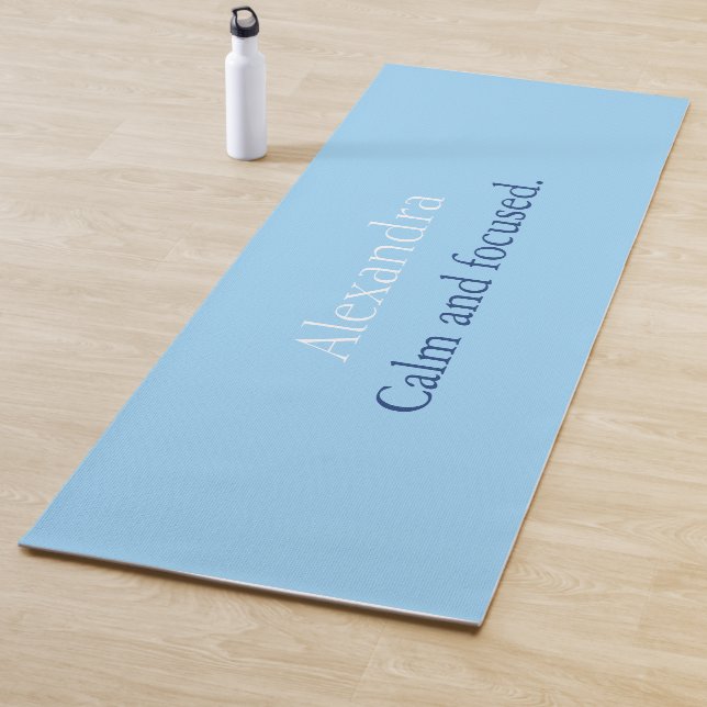 Calm Blue Personalizado Yoga Mat (In situ)