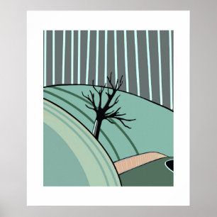 Calma Invernal – Póster Minimalista de Temporada p