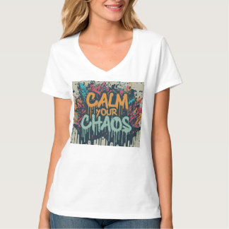 Calma la camiseta de tus mujeres caos