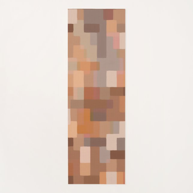 Calming Abstract Birch Yoga Mat (Anverso)