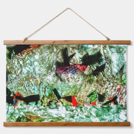 Calmo blanco abstracto Madera Topada Tapiz de pare