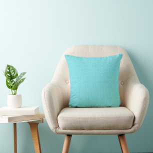 Calyne – Cojín Decorativo de Azul Acuático Suave