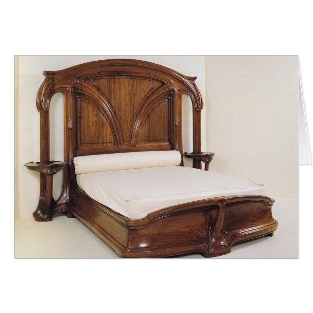 cama Art Nouveau, 1900 (Anverso (Horizontal))