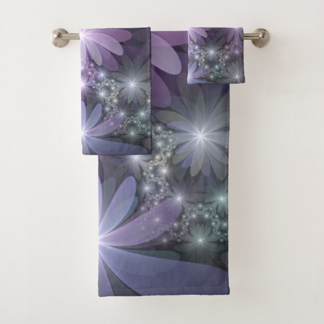 Cama de flores arte fractal abstracto brillante de (In situ)