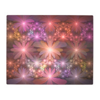 Cama De Flores Coloridas Brillantes Resumen Arte F