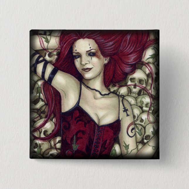 Cama del botón de los cráneos (Anverso)