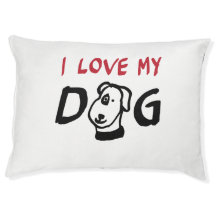 Amo a mi perro con ilustracion de perro