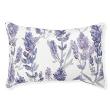 Campos de lavanda | Patrón de flores de acuarela p