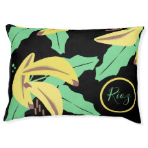 Cama para mascotas con nombre de vegetación de plá