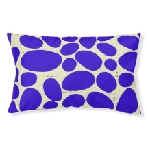 Cama para mascotas de piedra azul