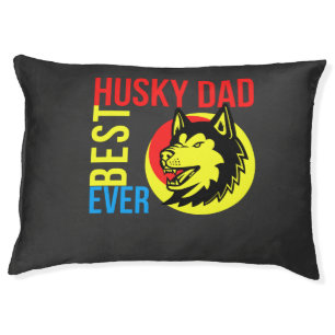 Cama Para Mascotas El mejor Husky Husky Padre Siberiano, regalo de pa