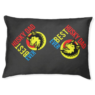 Cama Para Mascotas El mejor Husky Husky Padre Siberiano, regalo de pa