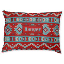 Mesas del Suroeste Turquesa y Rojo Personalizado M