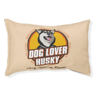 Cama Para Mascotas Nombre personalizado del Husky Siberiano Perro Lov