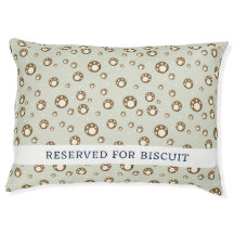 Paw Print Cookies Light Green Pattern Monogram