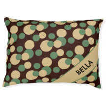 Puntos modernos Patrón colorido Nombre personal Pe