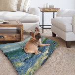 Cama Para Mascotas Seascape | Vincent van Gogh<br><div class="desc">Capa de mar cerca de Les Saintes-Maries-de-la-Mer (1888) del artista holandés post-impresionista Vincent Van Gogh. El arte original es un óleo sobre una pintura marina de lona que representa un barco en un océano azul abstracto. Utilice las herramientas de diseño para agregar texto personalizado o personalizar la imagen.</div>