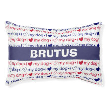 Cama para perro "Amo a mi perro"