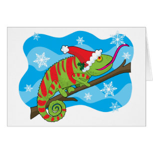 Camaleón del navidad