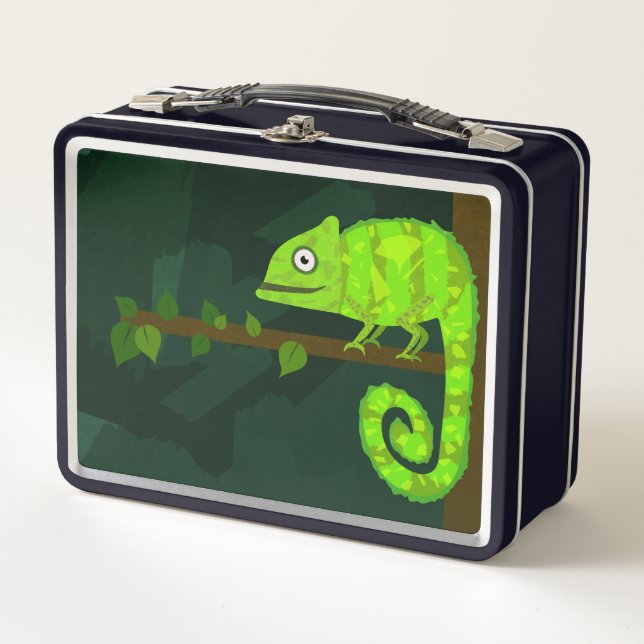 Camaleón lindo verde (Anverso)