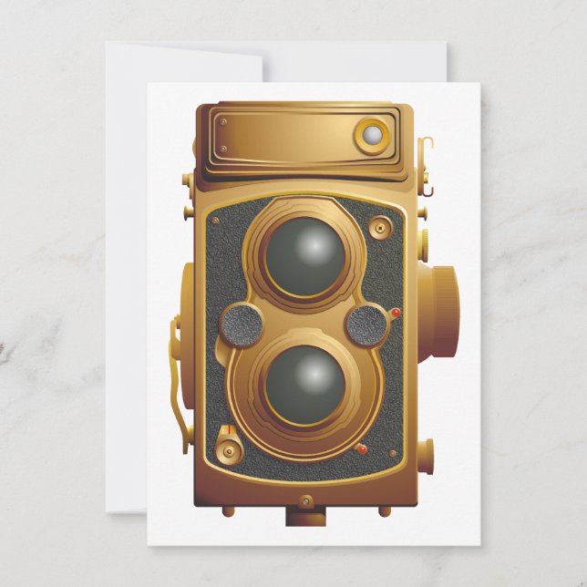 Cámara antigua de steampunk (Anverso)