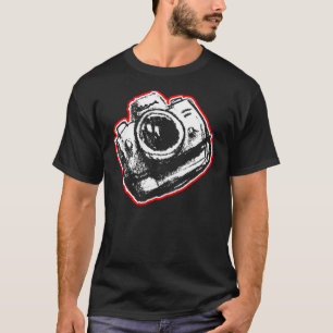 Cámara de SLR - camisetas oscuro solamente