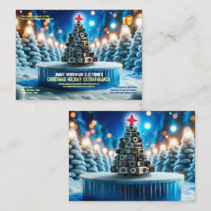 Cámara Navidades electrónicos Venta tarjeta de vis