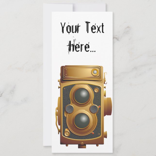 Cámara Steampunk antigua (Anverso)