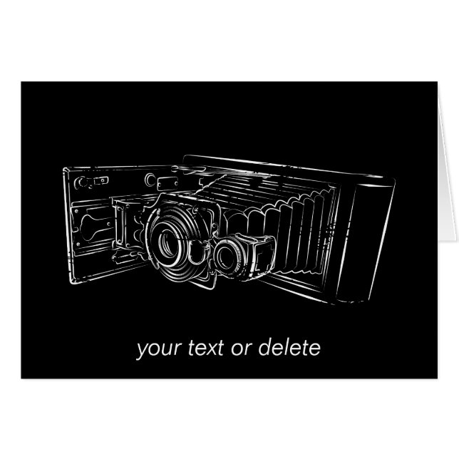 Cámara vieja en blanco (Anverso (Horizontal))