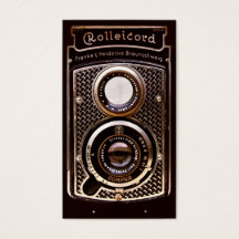 Cámara vintage rolleicord art deco