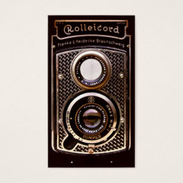 Cámara vintage rolleicord art deco
