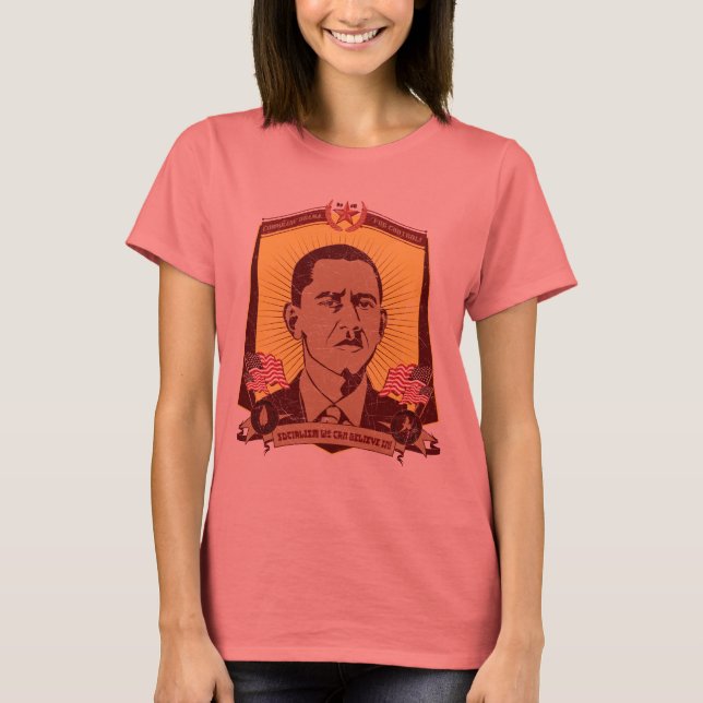 Camarada Obama camiseta (Anverso)