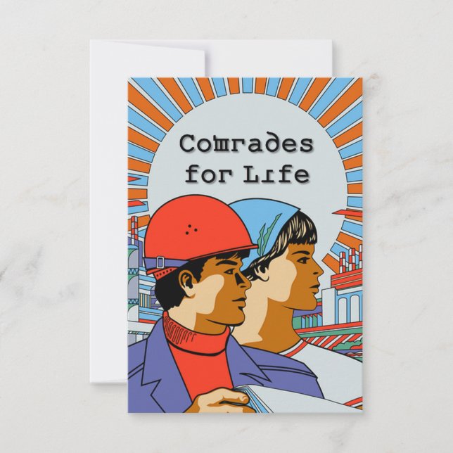 Camaradas Soviéticas Por Invitaciones De Vida (Anverso)