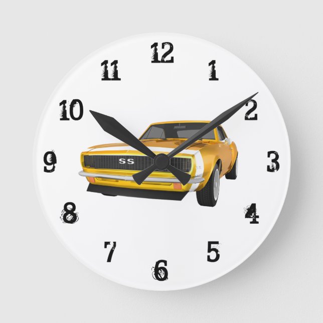 Camaro 1967 SS: Reloj de pared (Anverso)