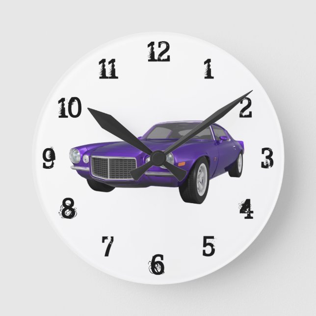 Camaro de 1972: Reloj de pared (Anverso)