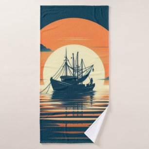 Camarón/pesca de vintage/náutico
