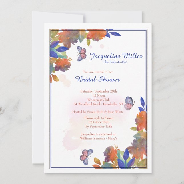 Cambiando la invitación de la temporada (Anverso)