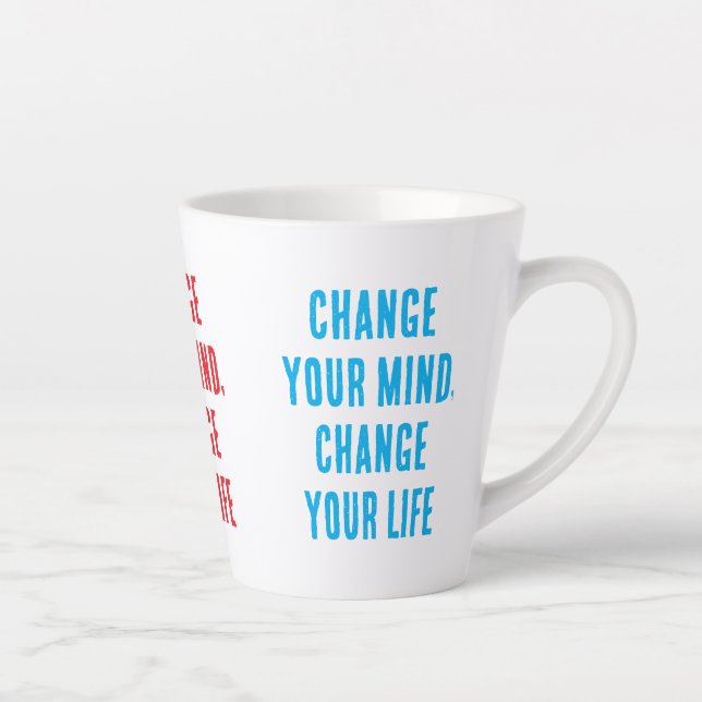 Cambiar de opinión... Taza de café latte (Derecha)